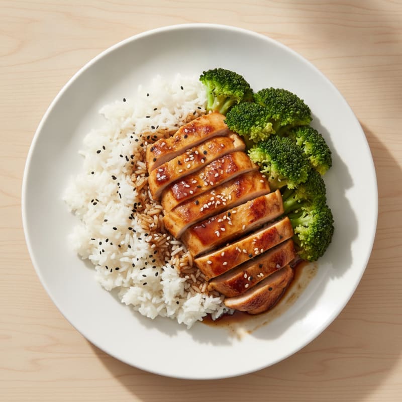 Teriyaki Chicken with Sesame Rice