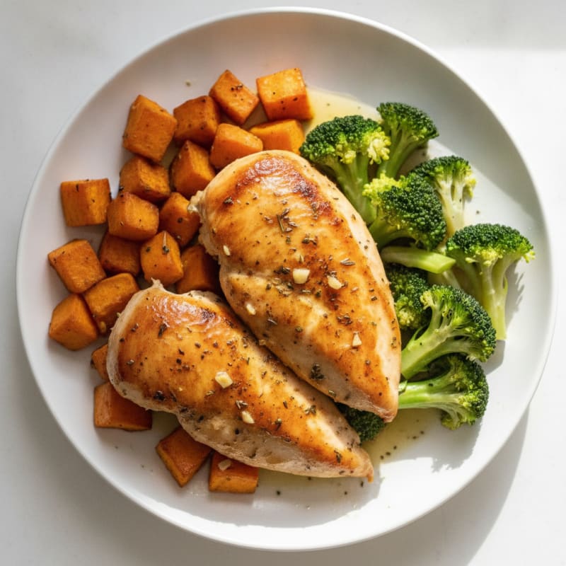 Garlic Herb Roasted Chicken Breast