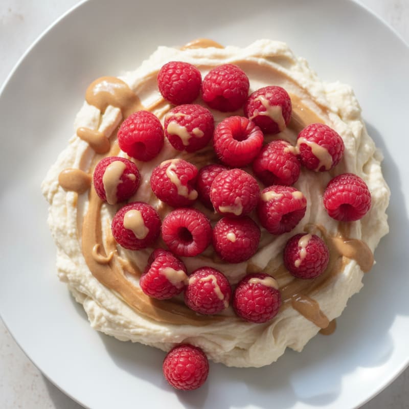 Silky Greek Yogurt Protein Mousse with Berries