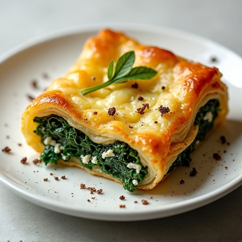 Crispy Spinach and Feta Phyllo Bake