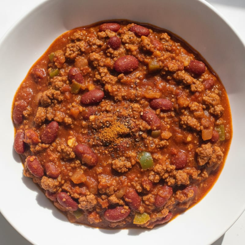 Hearty Slow Cooker Beef Chili