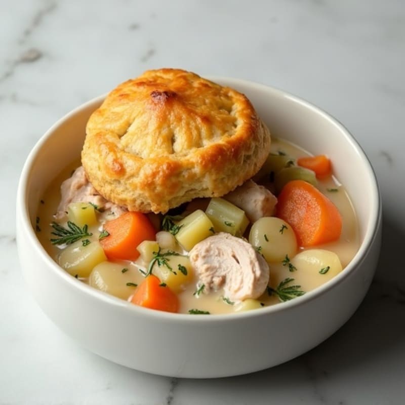 Creamy Herb-Roasted Turkey Pot Pie
