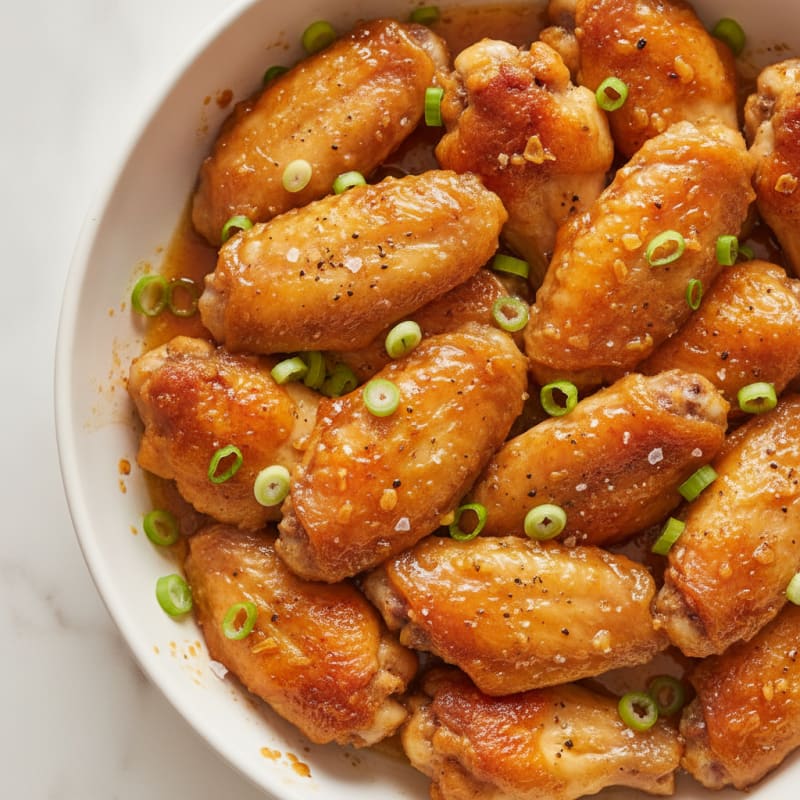Baked Honey-Garlic Chicken Wings