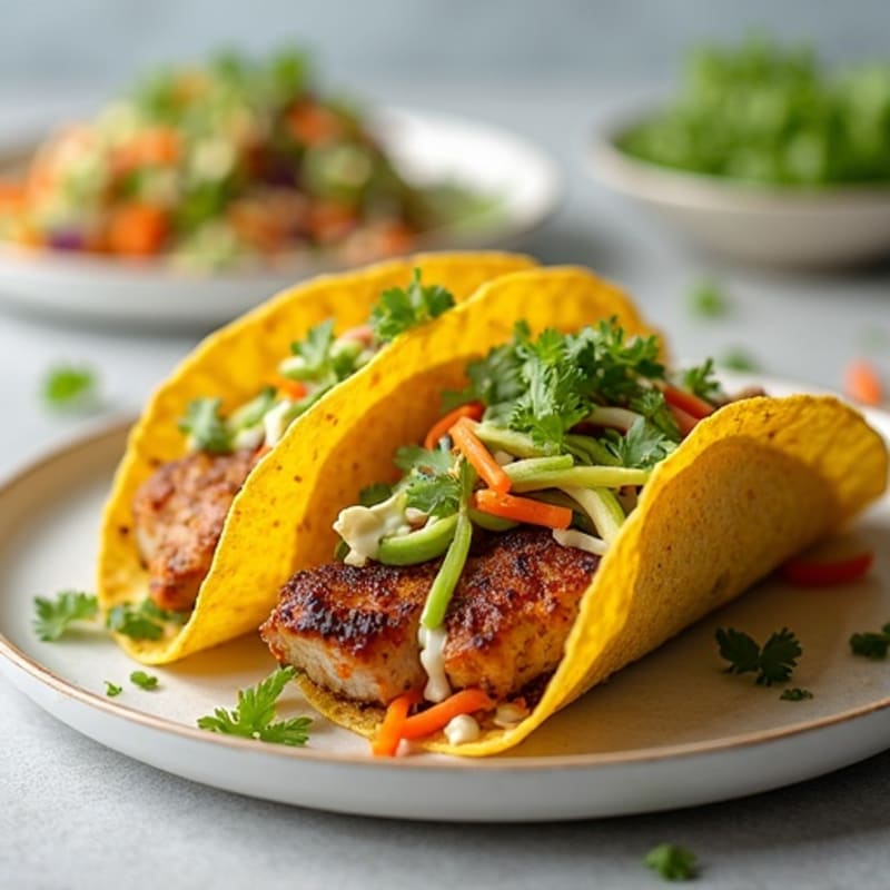 Slow-Cooked Crispy Pork Tacos with Fresh Slaw