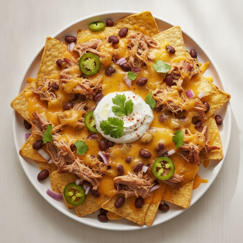 Smoky Pulled Pork Nachos
