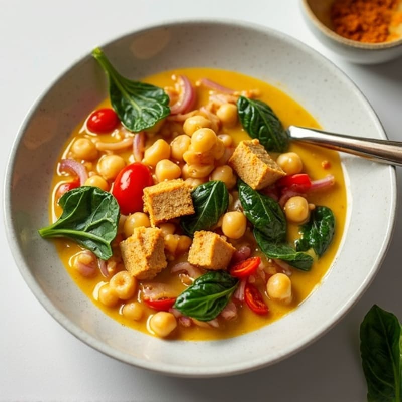 Creamy Chickpea Coconut Curry Stew