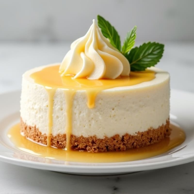 Creamy Greek Yogurt Protein Cheesecake