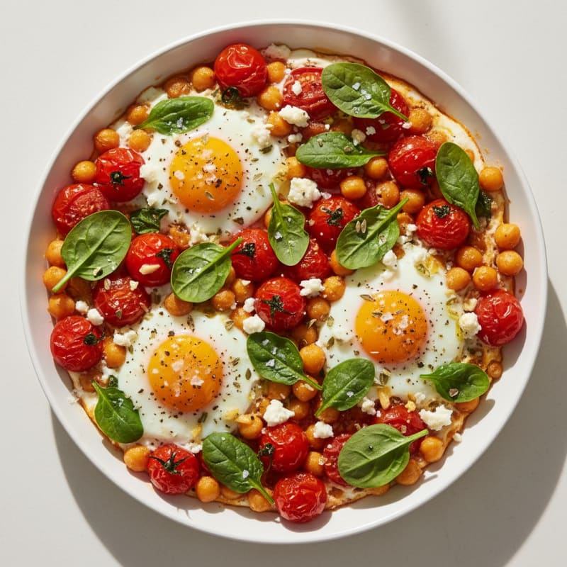 Baked Eggs with Roasted Tomatoes