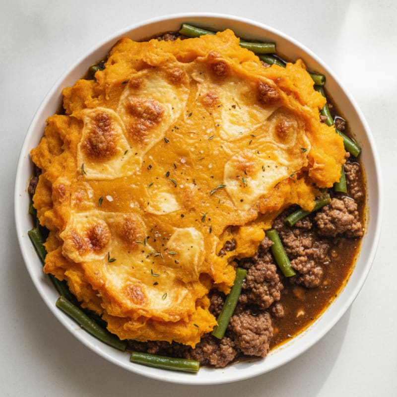 Savory Pumpkin Beef Shepherd's Pie