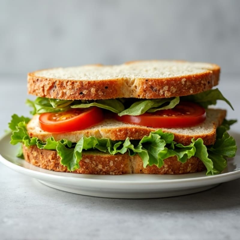 Herb-Roasted Turkey Club with Fresh Greens