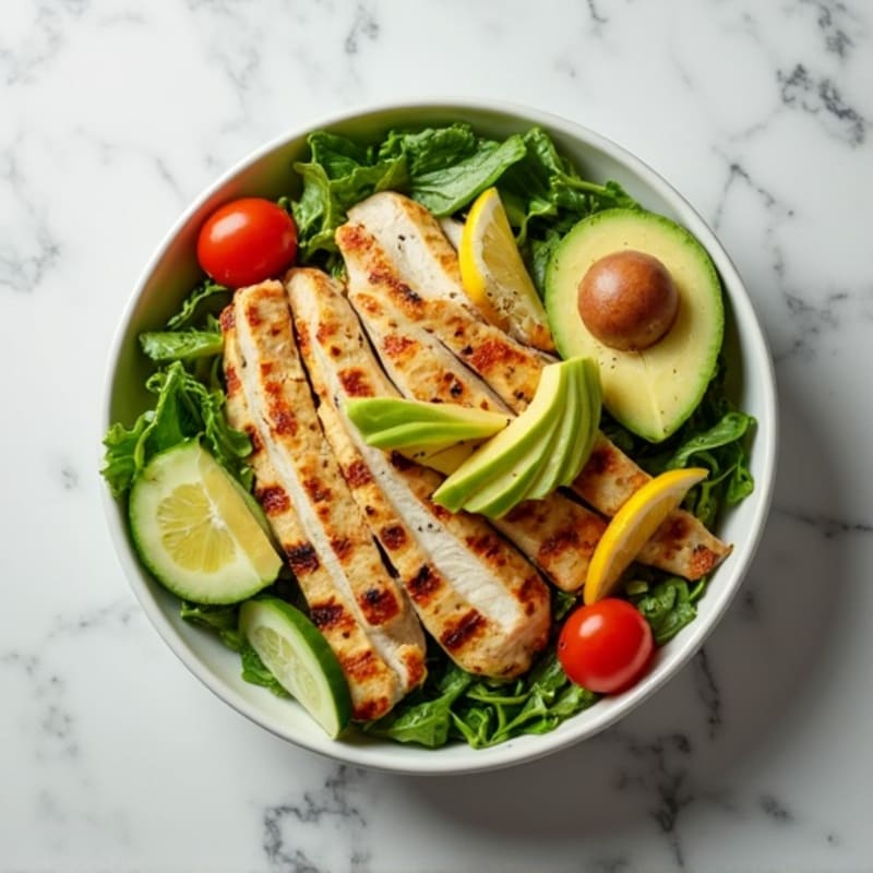 Crisp Avocado Salad Bowl
