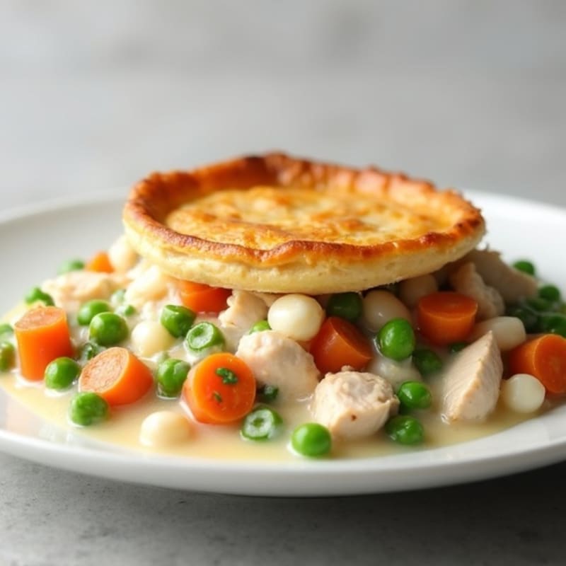 Healthy Creamy Chicken Pot Pie
