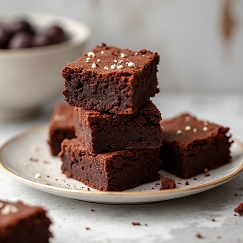 Fudgy Black Bean Chocolate Brownies