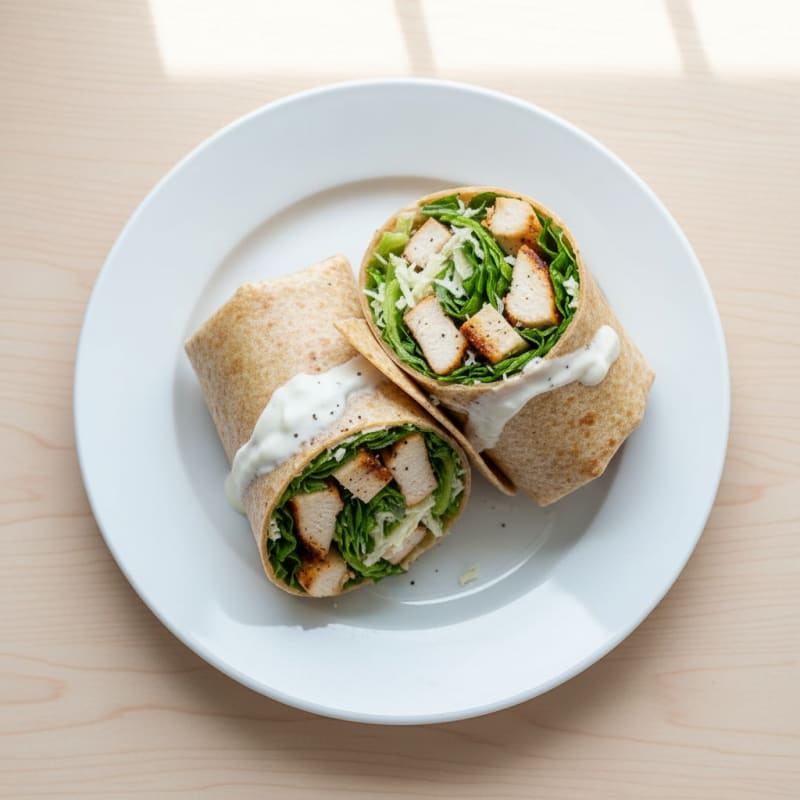 Chicken Caesar Salad Wraps