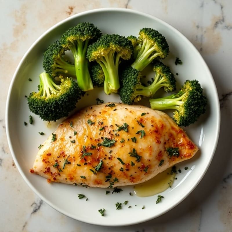 Sheet Pan Lemon Herb Chicken and Crispy Roasted Broccoli