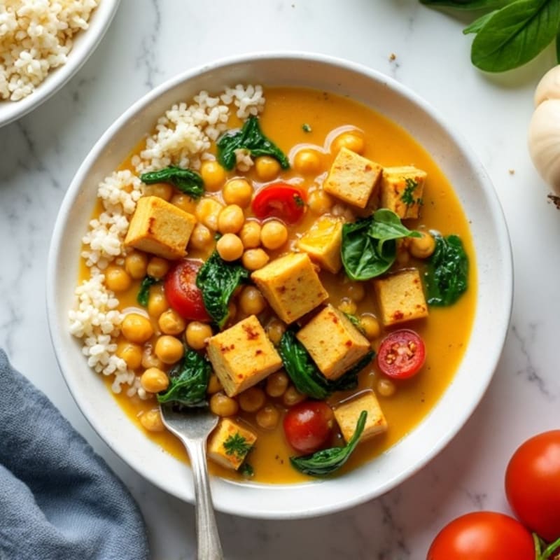 Creamy Chickpea Coconut Curry