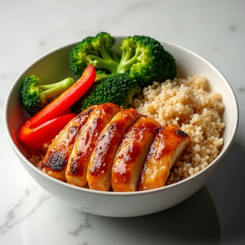 Honey-Ginger Glazed Teriyaki Chicken Bowl