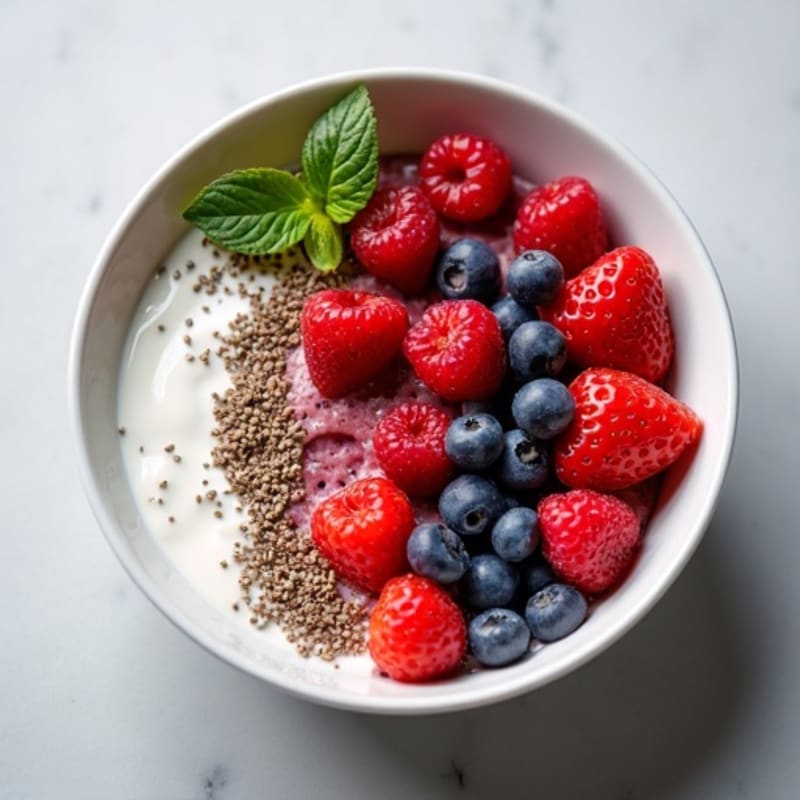 Fresh Berry Protein Breakfast Bowl