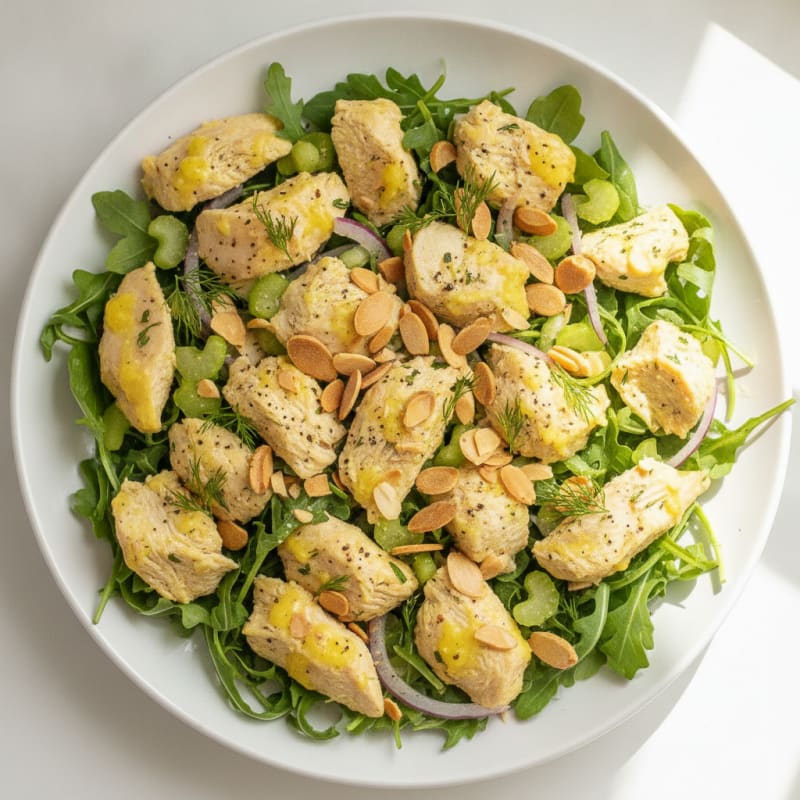 Lemon-Herb Chicken Salad with Toasted Almonds