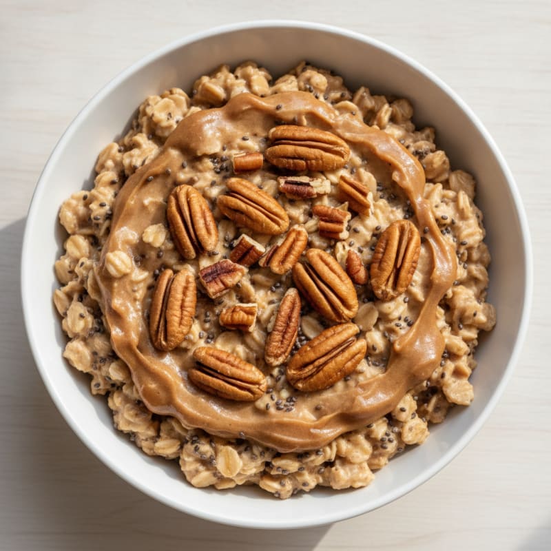 Caramel Pecan Overnight Oats