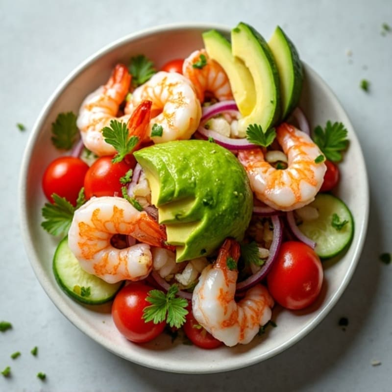 Fresh Shrimp and Avocado Ceviche