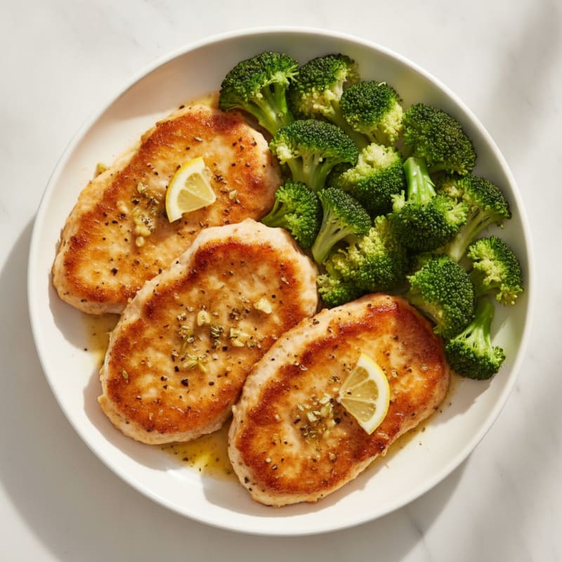 Speedy Lemon Herb Chicken Cutlets