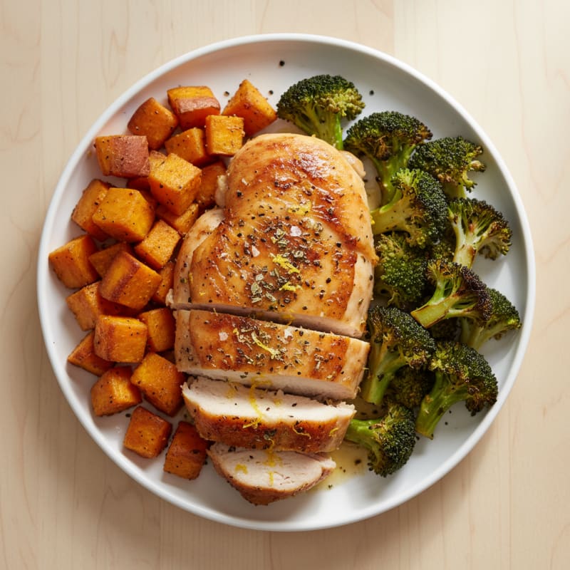 Crispy Lemon-Herb Roasted Chicken