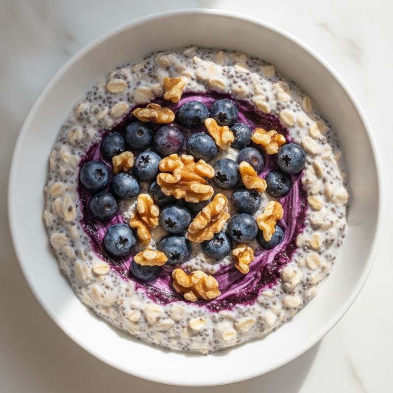 Creamy Chia Seed Pudding with Oats and Greek Yogurt