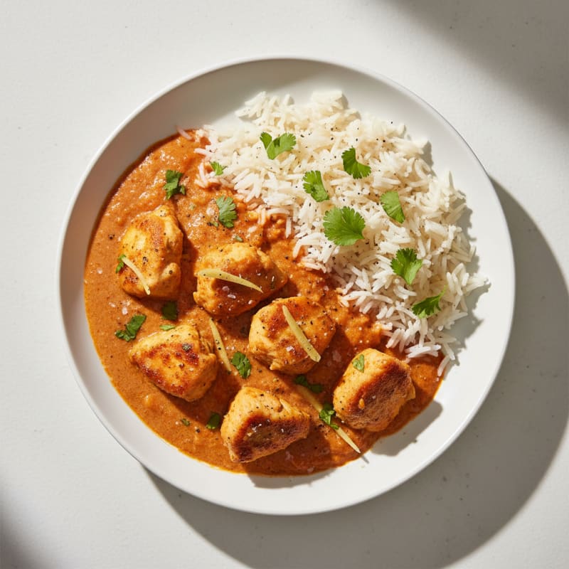 Spiced Butter Chicken with Basmati Rice