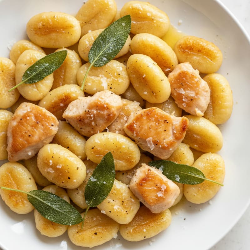 Ricotta Gnocchi with Sage Butter Sauce
