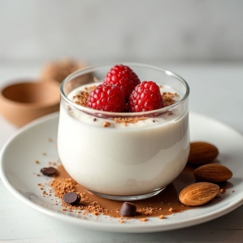 Creamy Greek Yogurt Protein Pudding with Almond Butter