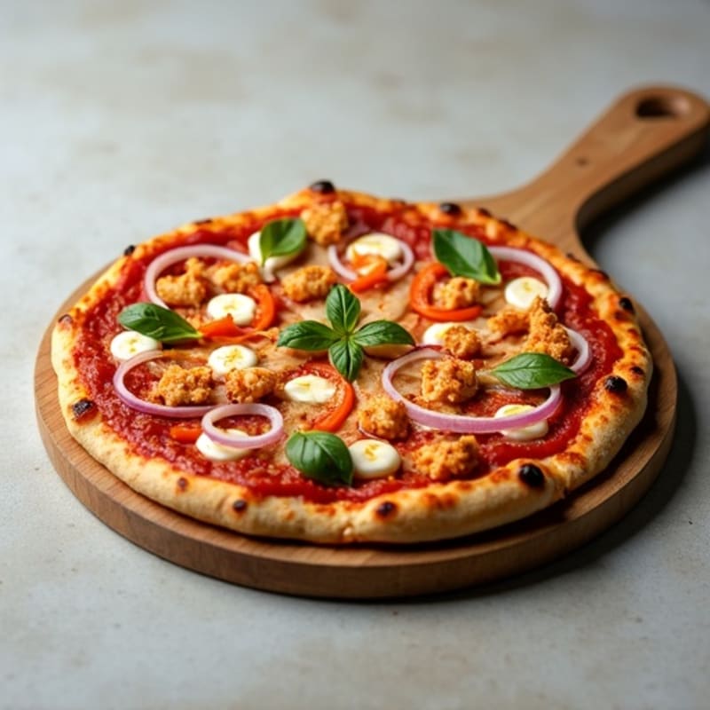 Healthy High-Protein BBQ Chicken Pizza