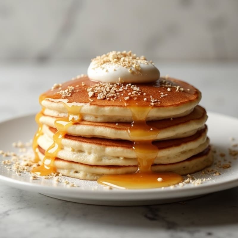 Fluffy Greek Yogurt Protein Pancakes