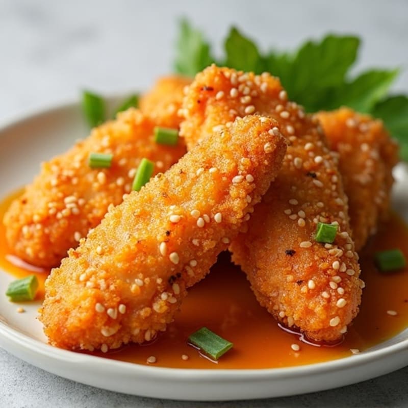 Crispy Air-Fried Orange Chicken