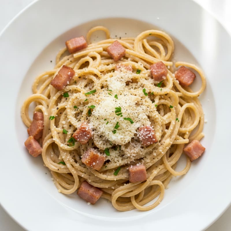 Classic Carbonara with Pancetta and Egg