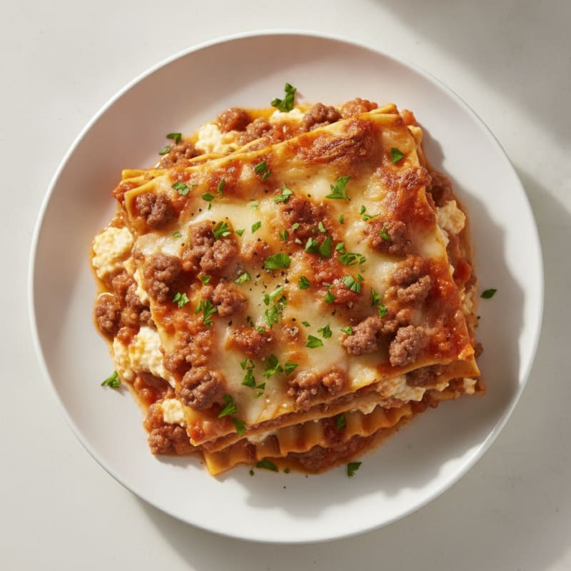 Classic Beef and Ricotta Lasagna