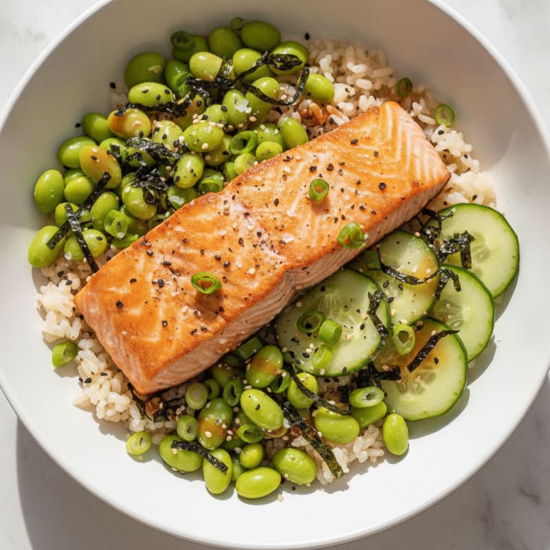 Salmon Sushi Rice Bowl