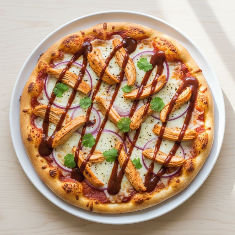 High-Protein BBQ Chicken Pizza