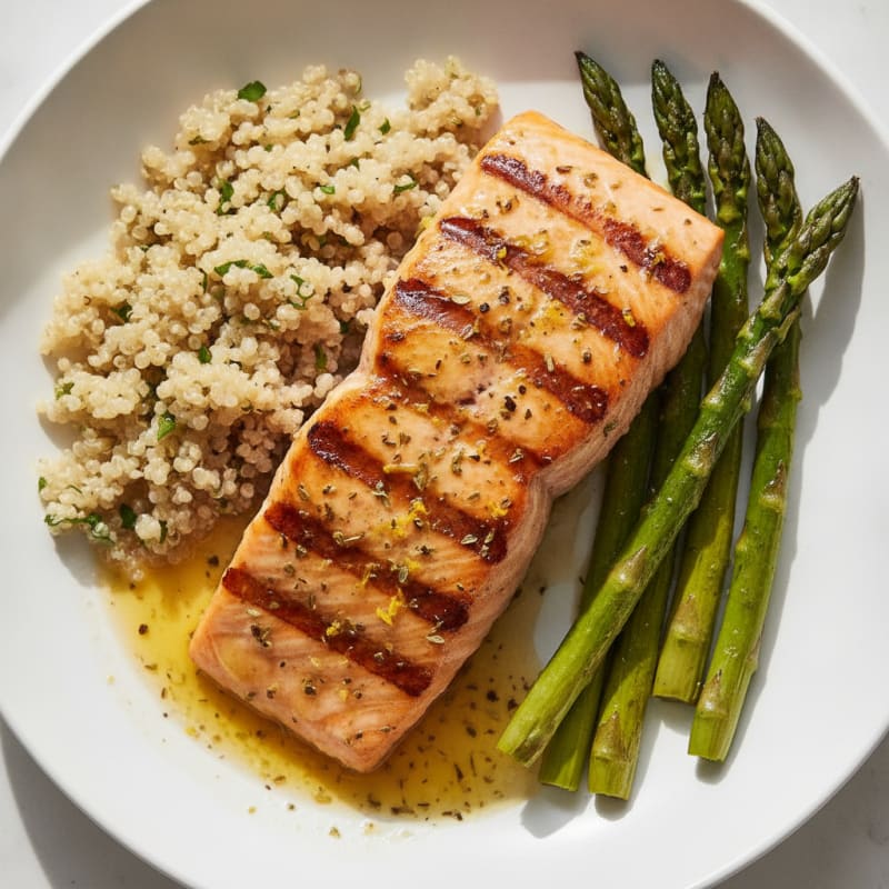 Lemon Herb Grilled Salmon