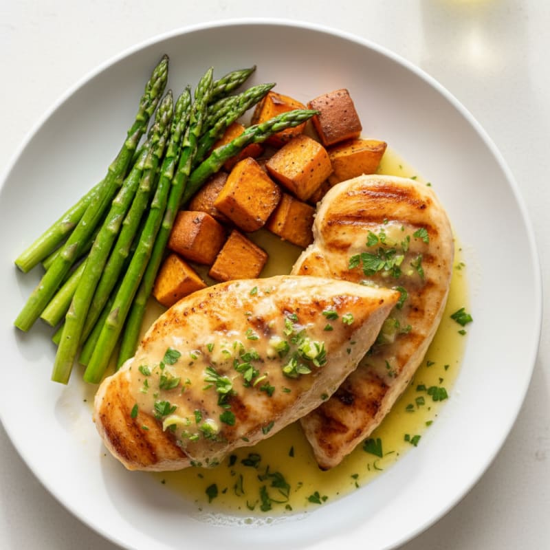Pan-Seared Chicken with Lemon-Herb Sauce