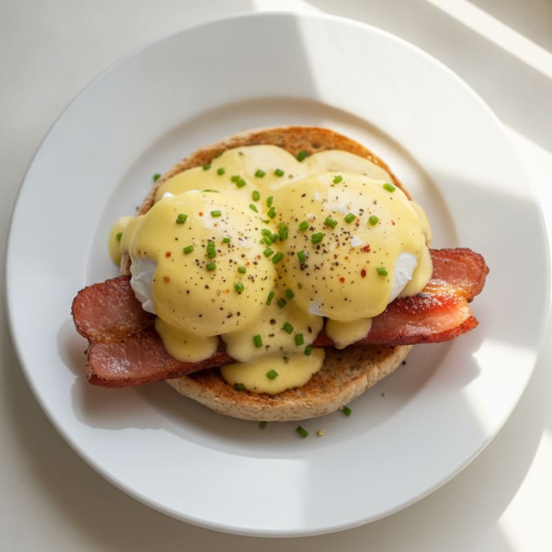 Classic Eggs Benedict with Hollandaise