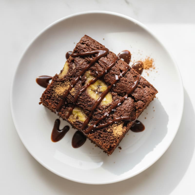 Vegan Chocolate Banana Snack Cake
