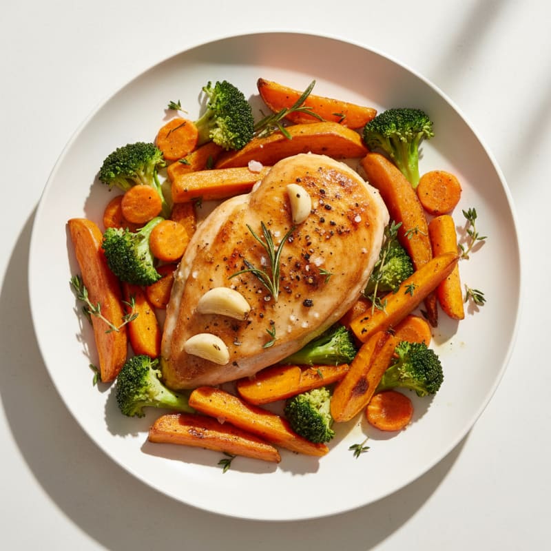 Garlic Herb Roasted Chicken