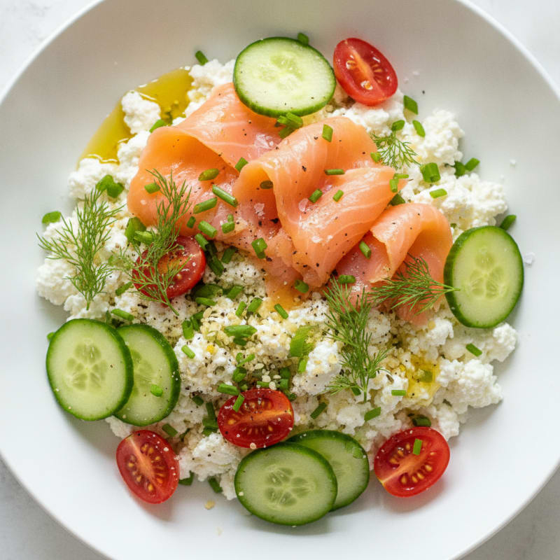 Savory Herb Cottage Cheese Bowl