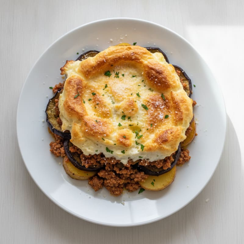 Classic Greek Lamb Moussaka