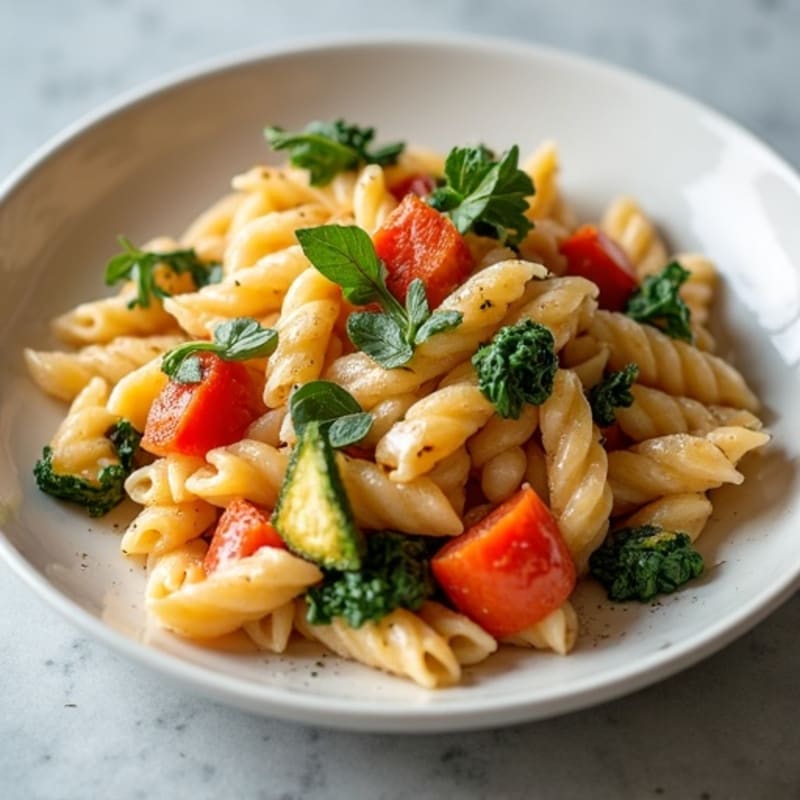 Creamy Roasted Vegetable and Ricotta Pasta Bake