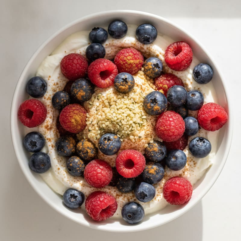 Quick Berry Yogurt Parfait