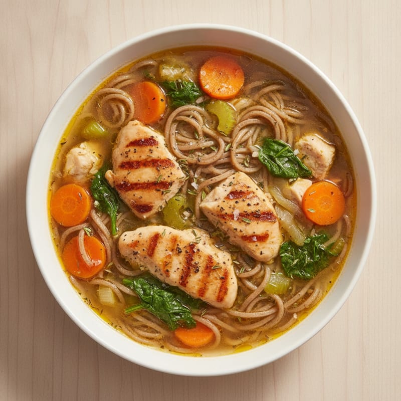 Hearty Vegetable and Noodle Soup