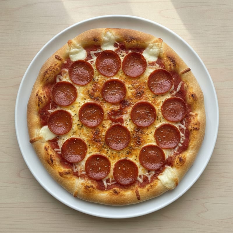 Stuffed Crust Pepperoni Pizza