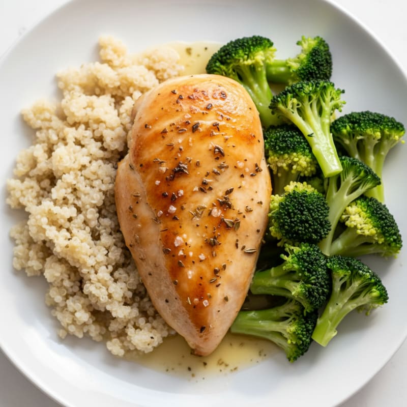 Simple Baked Lemon Herb Chicken
